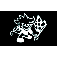 Sticker -  Devil Race flag
